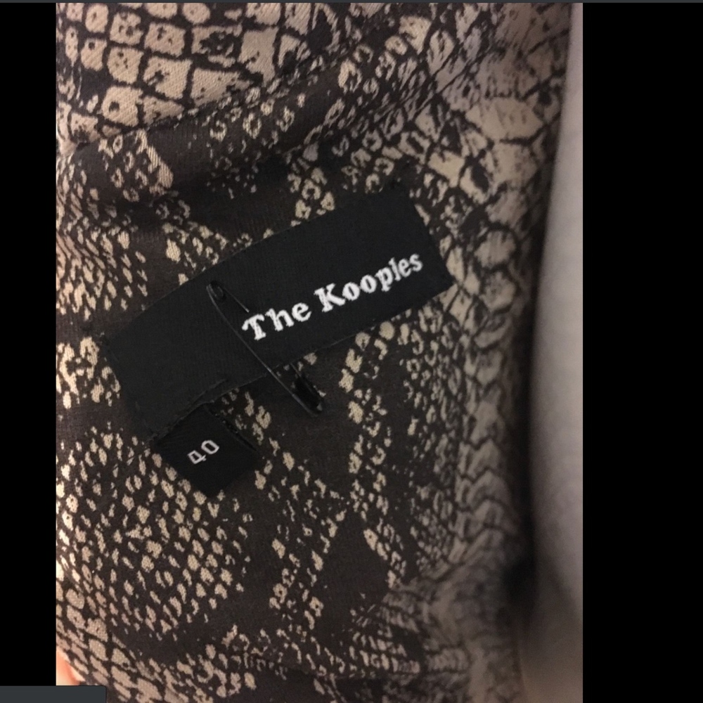 New The Kooples Python Print Crisscross Sheath Dr… - image 6